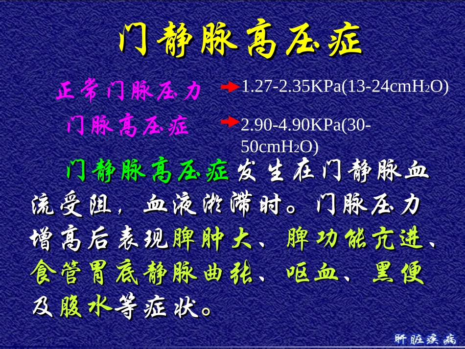 2025年医学资料：11)门脉高压症.ppt_第2页