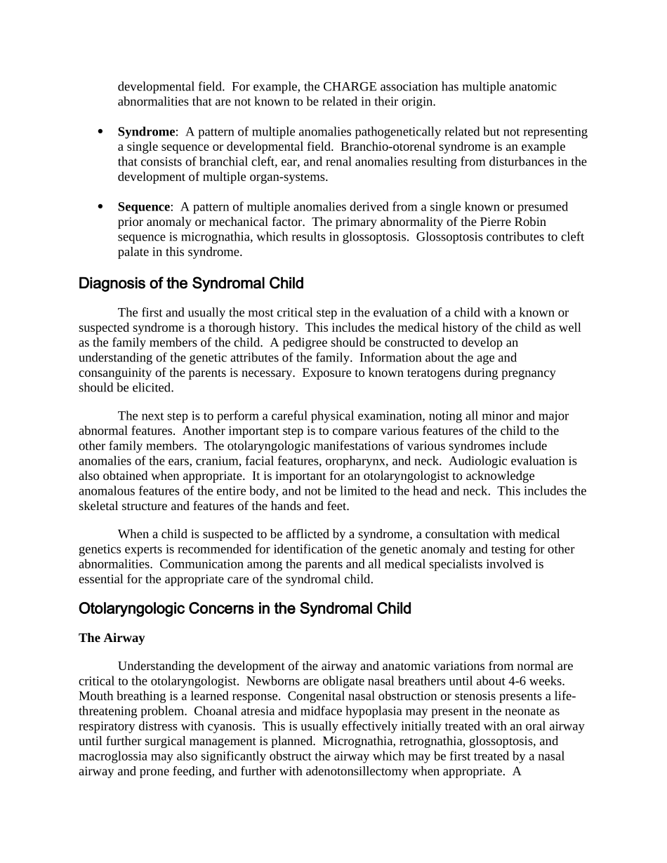 2025年医学资料：Pediatric Syndromes of the Head and Neck.doc_第2页