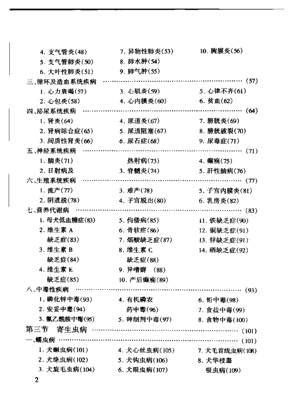 2025年农业领域资料：特种经济动物疾病防治.pdf_第2页