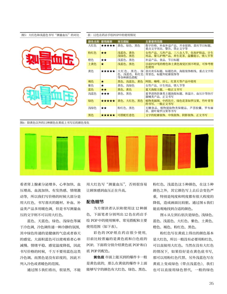 2025药房管理资料：06 手绘POP配色详解.pdf_第2页