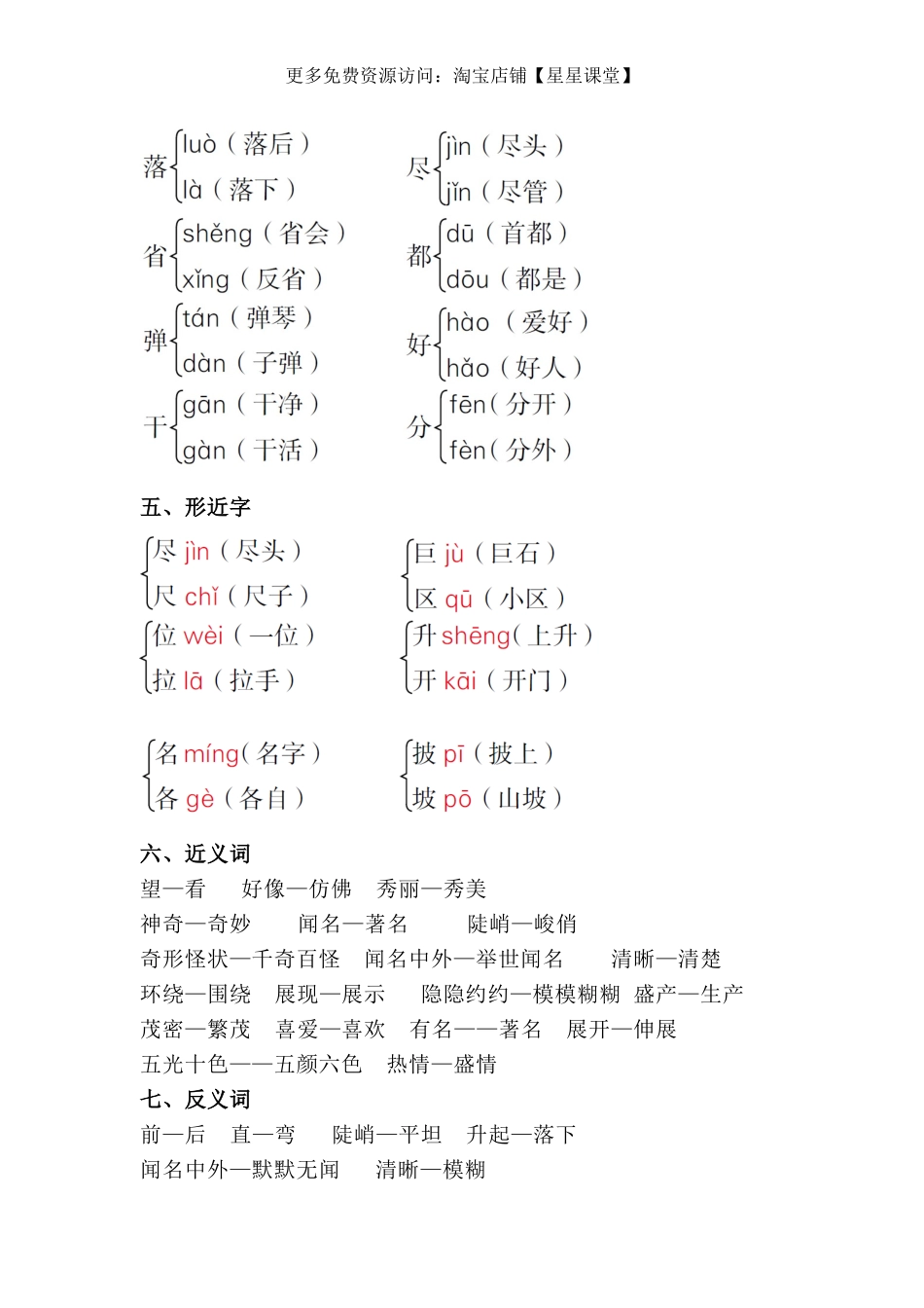 2025年教学资料：第4单元知识梳理(1).doc_第2页