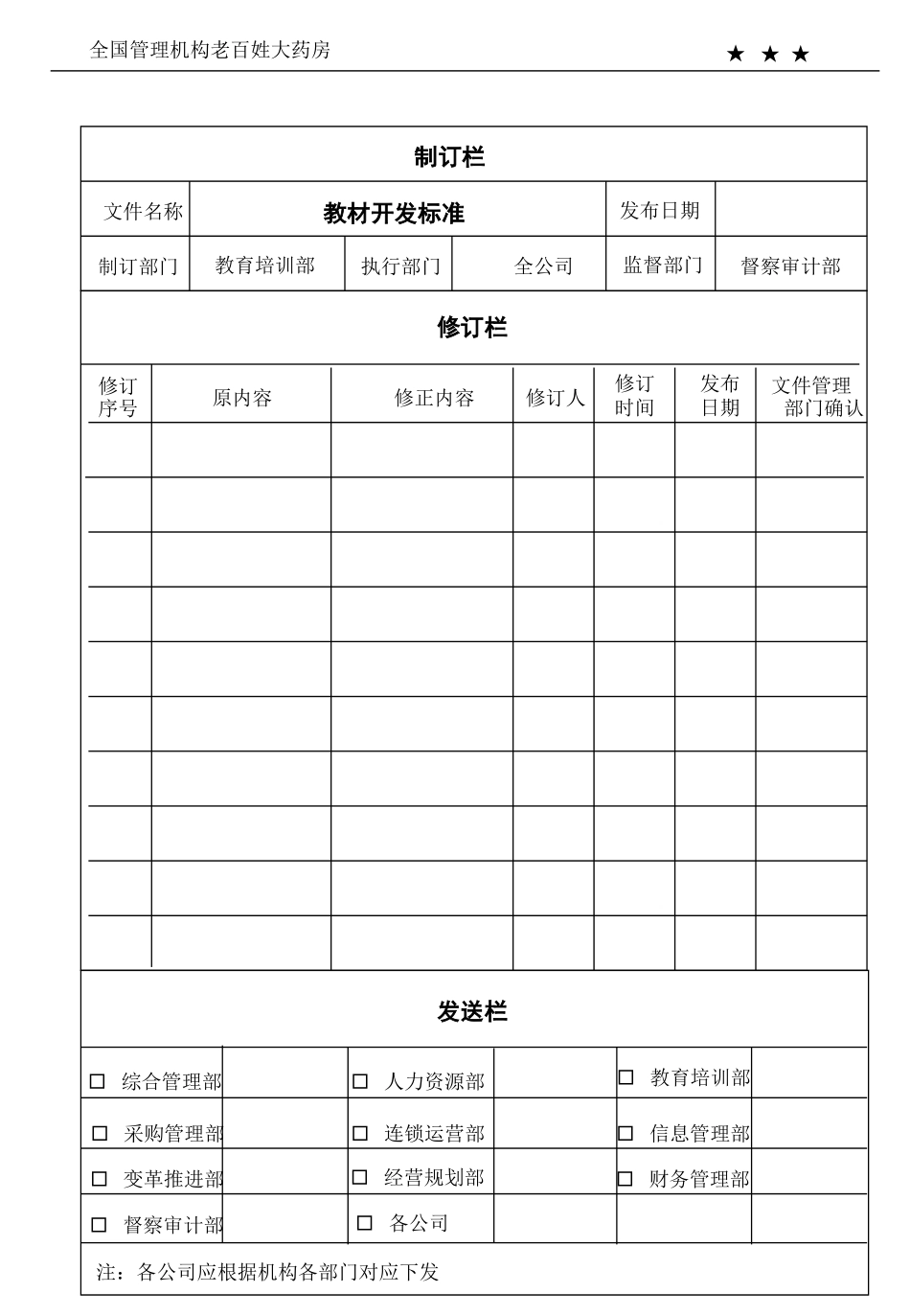 2025药房管理资料：教材开发标准.ppt_第1页