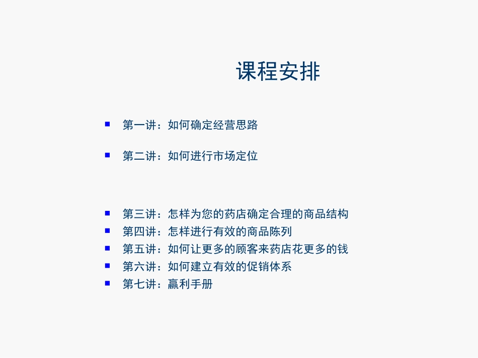 2025药房管理资料：如何经营挣钱的药店.ppt_第2页