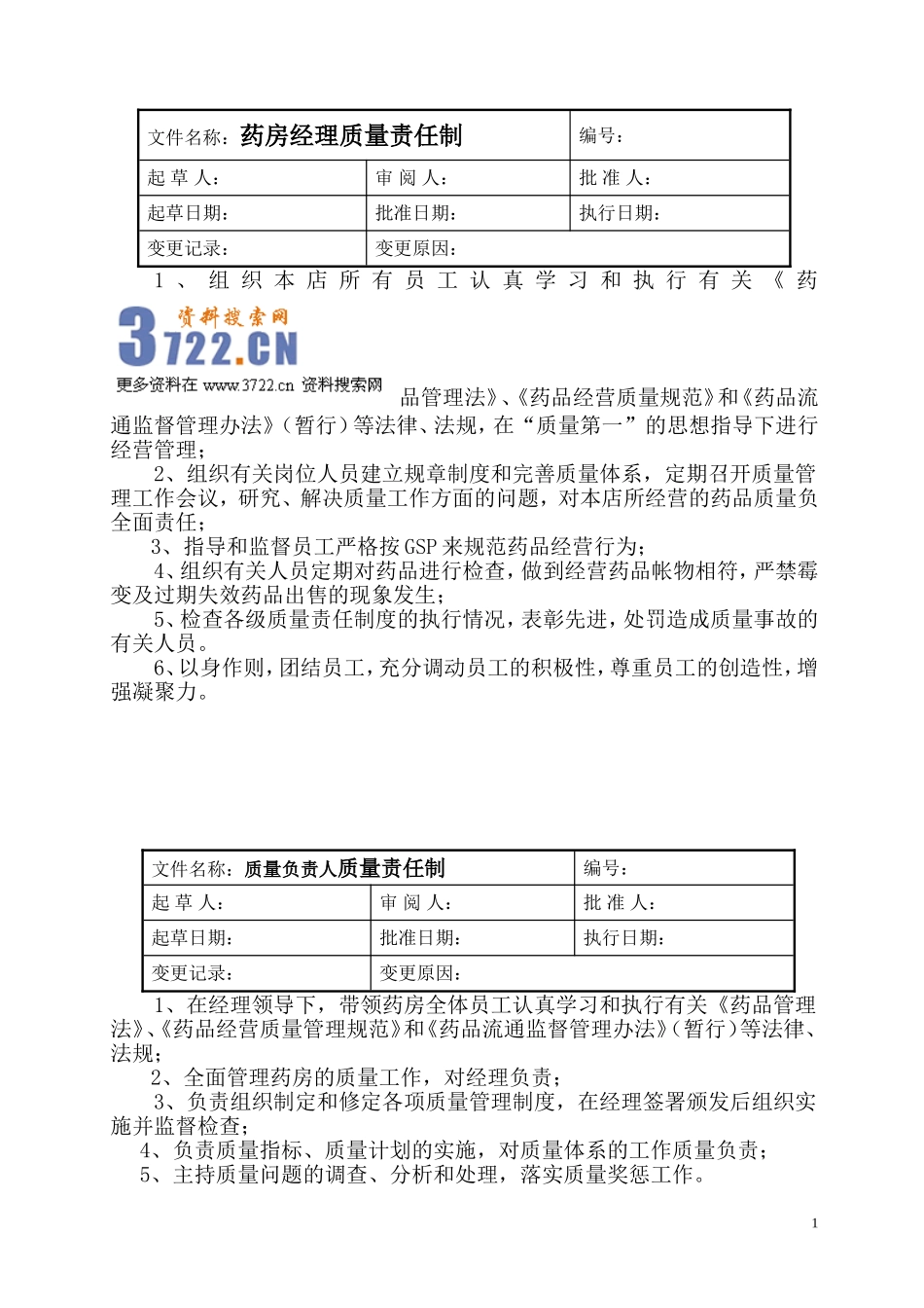 2025药房管理资料：药店管理制度(doc 33).doc_第1页