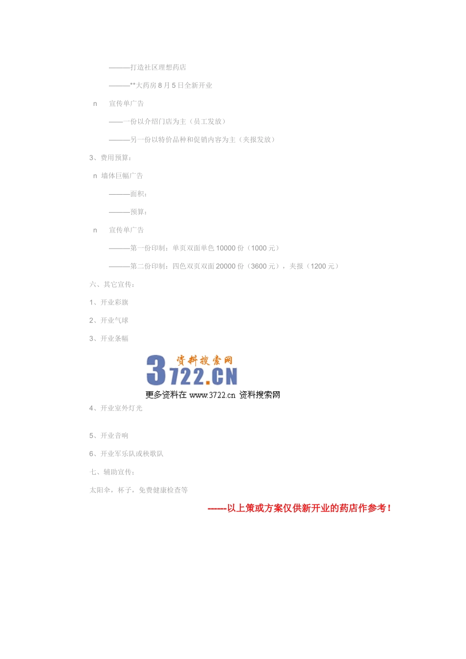 2025药房管理资料：药店开业策划.docx_第3页