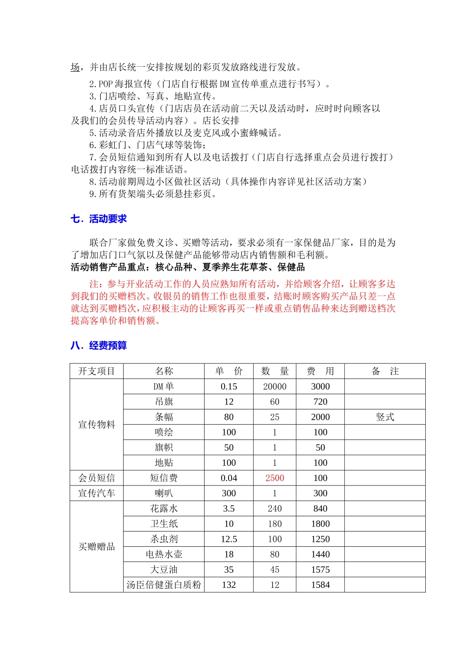 2025药房管理资料：药店开业活动方案.doc_第3页