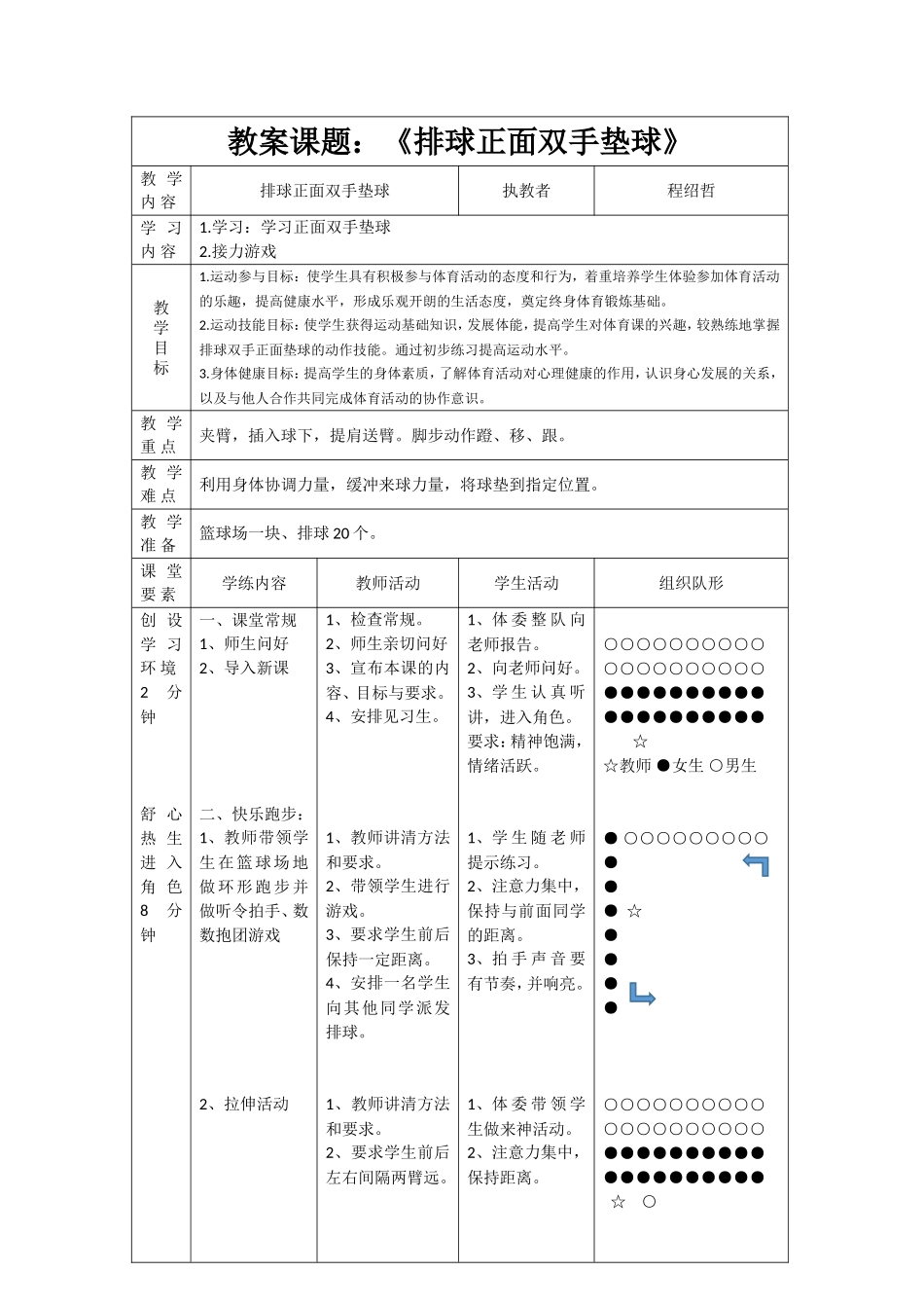 2025年体育教案：19-高中体育排球优质课教案.doc_第3页