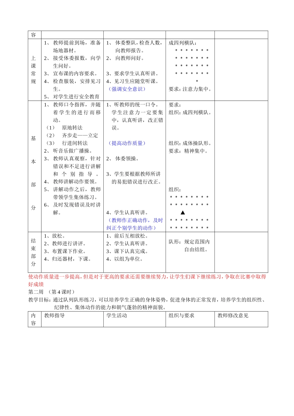 2025年体育教案：初中八年级体育课教案全集教案1.doc_第3页