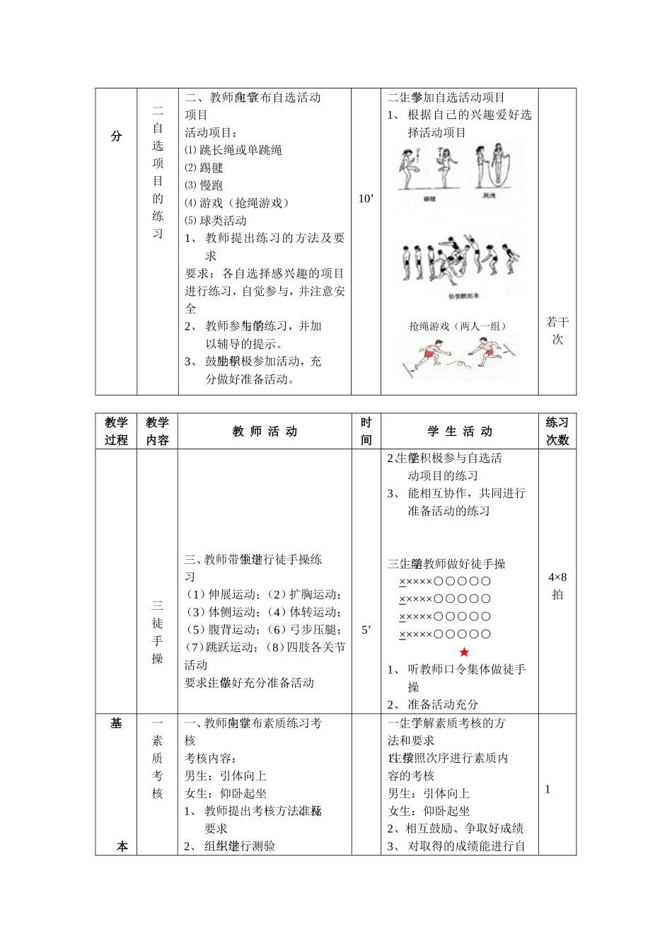 2025年体育教案：初中仰卧起坐体育健康教案.doc_第2页