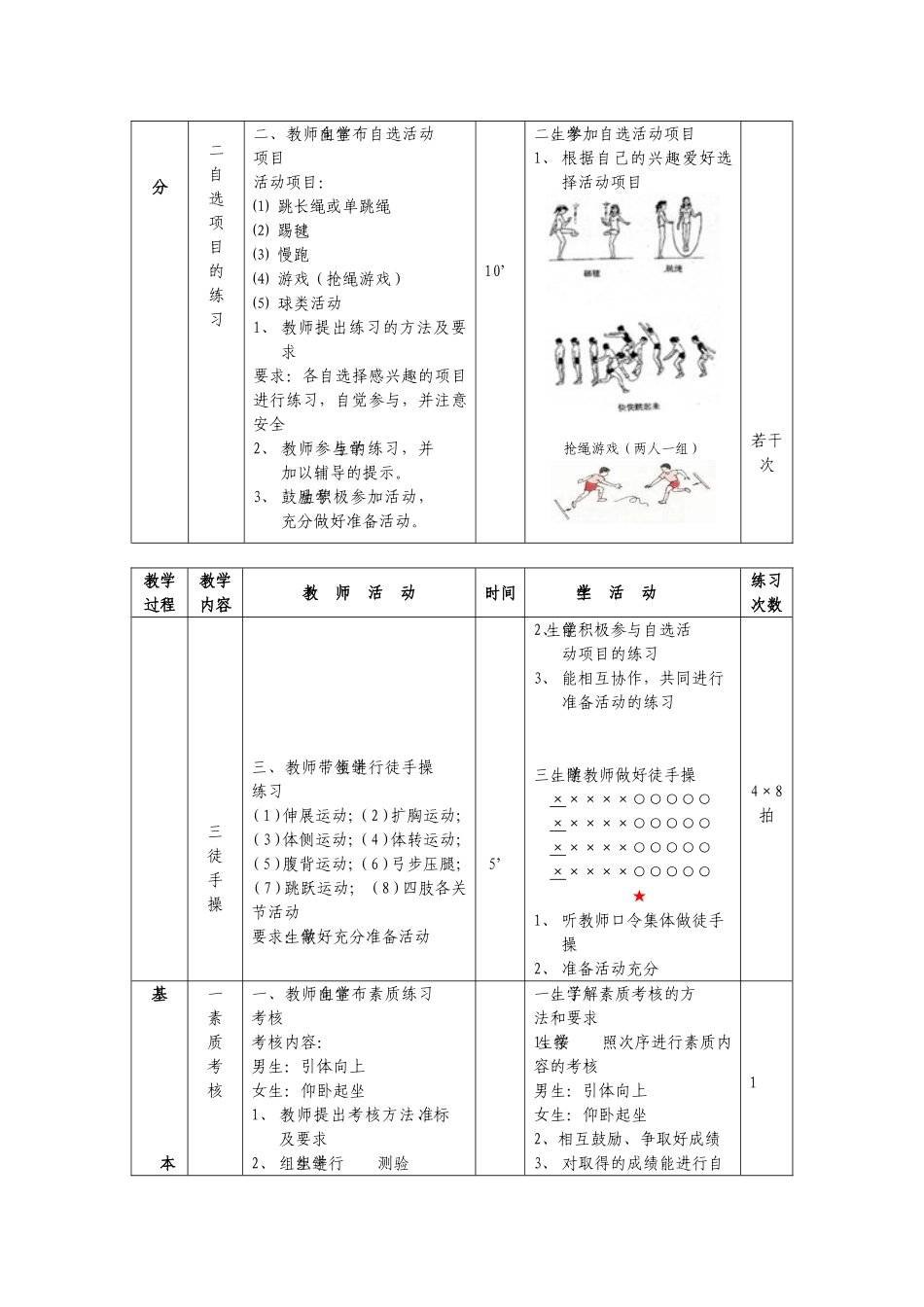 2025年体育教案：教案引体向上和仰卧起坐2.doc_第2页