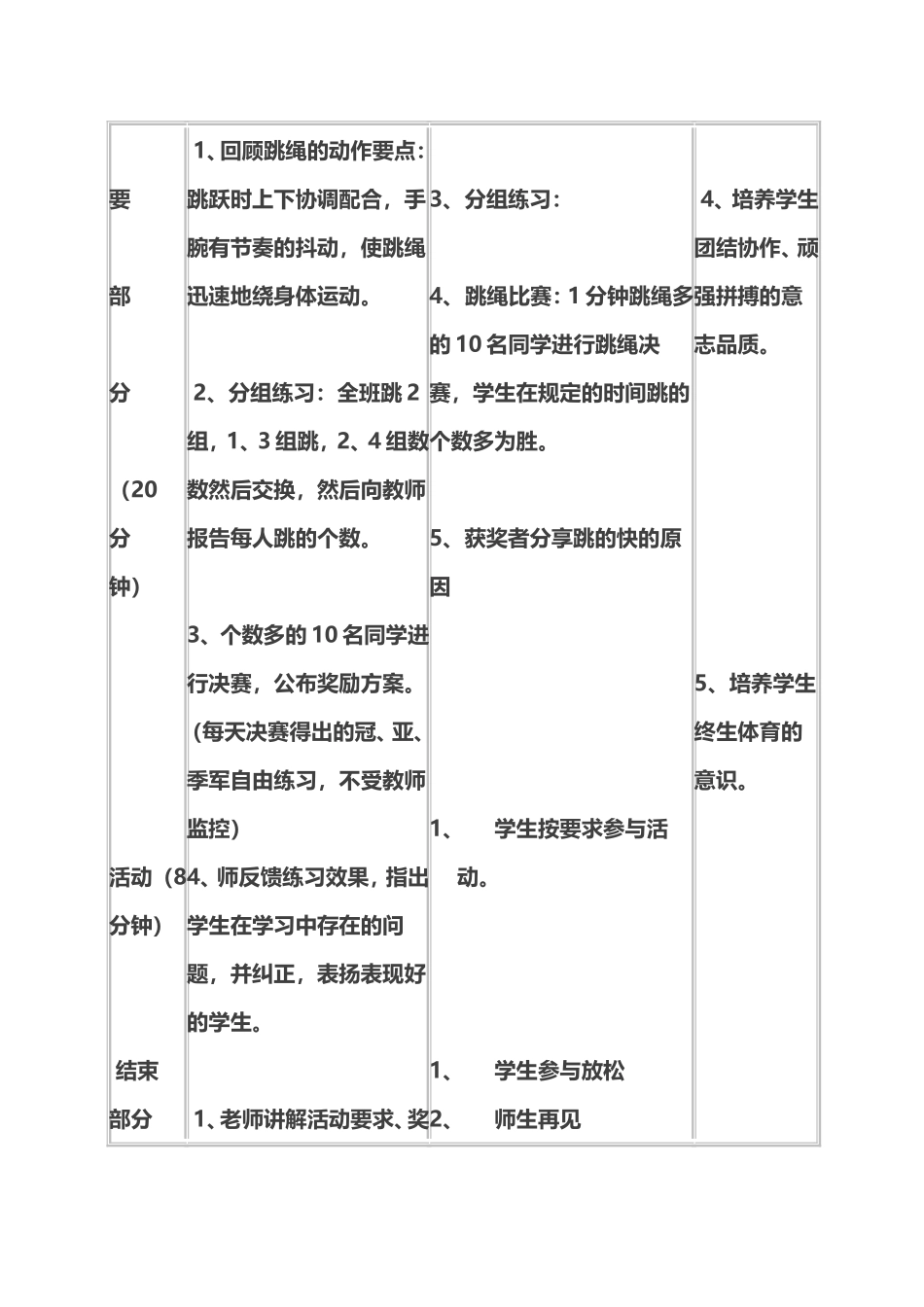 2025年体育教案：九年级体育《跳绳》公开课教案.doc_第3页