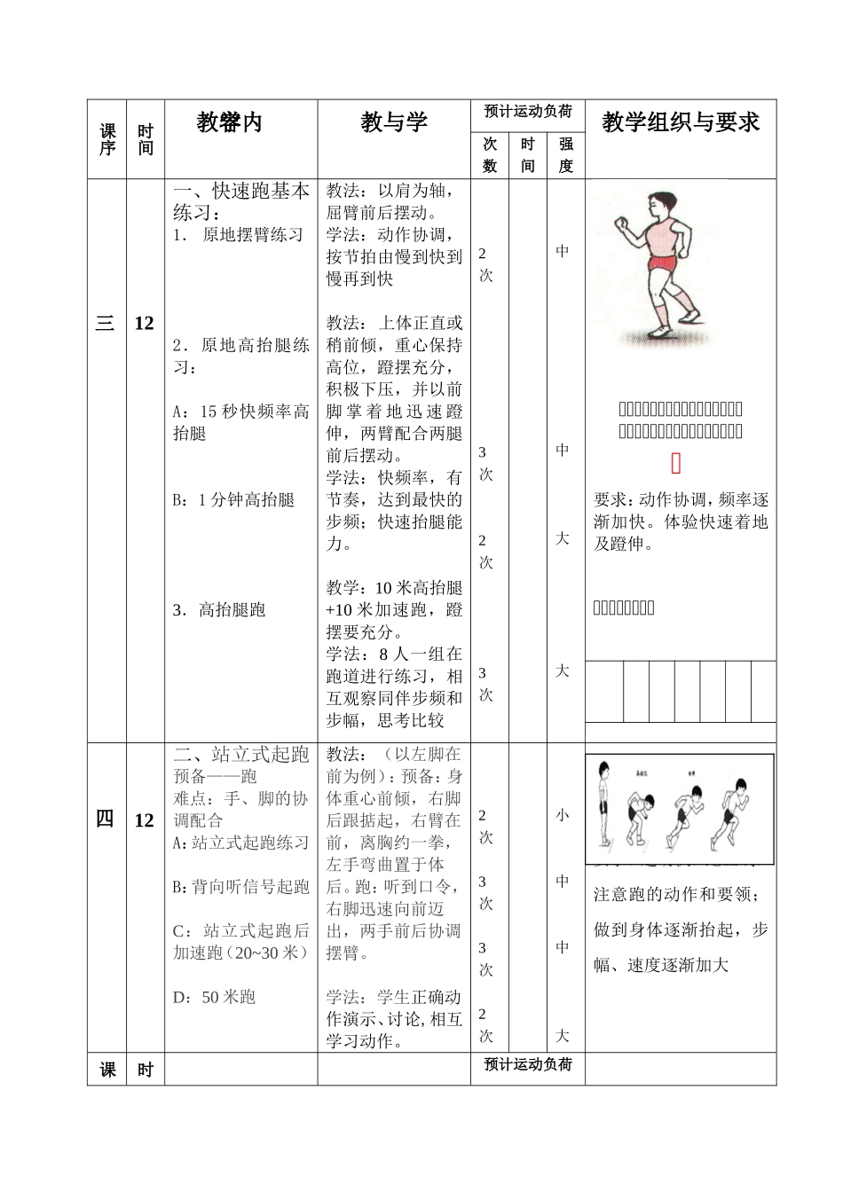 2025年体育教案：九年级体育教案(1).doc_第2页