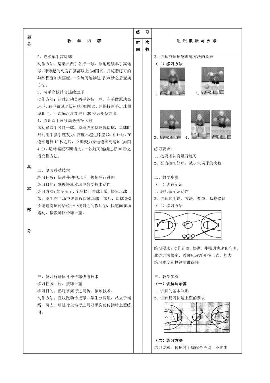 2025年体育教案：篮球教案范本.doc_第2页