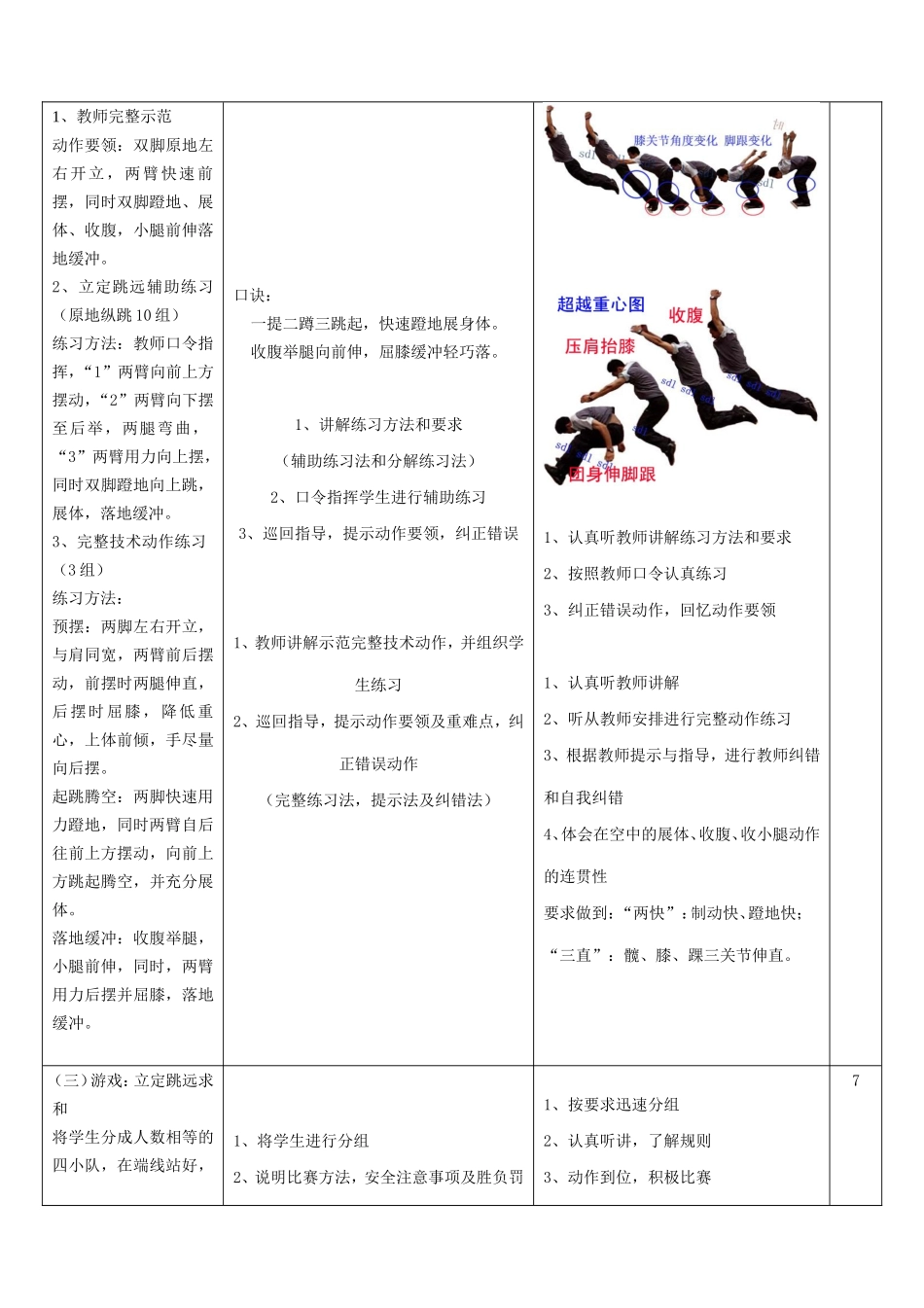 2025年体育教案：立定跳远教案2.doc_第2页