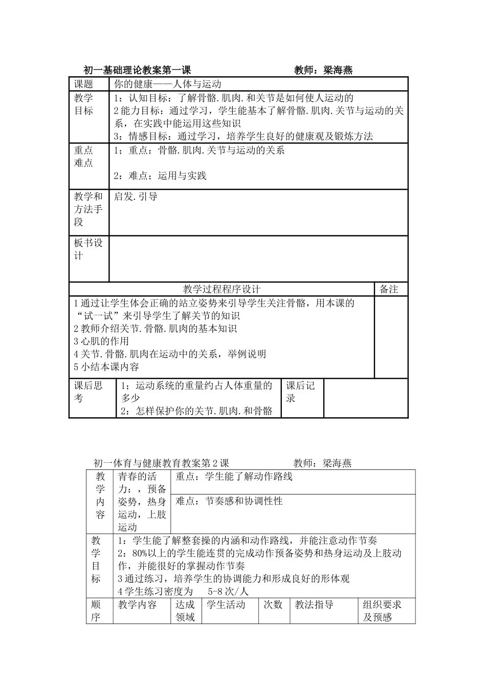 2025年体育教案：七年级体育下册全册教案2.doc_第1页