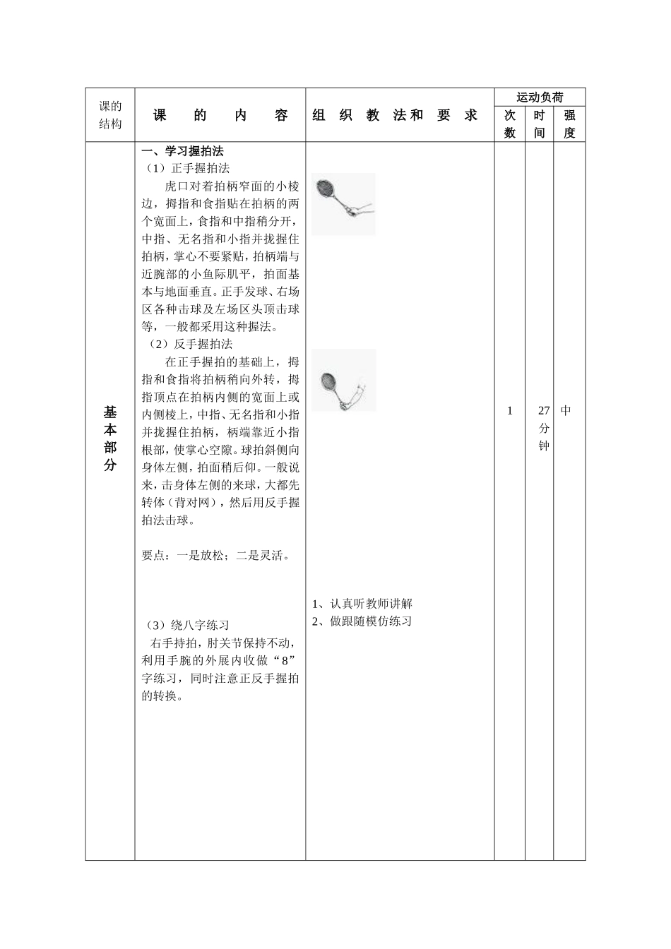 2025年体育教案：羽毛球教案通用版.doc_第3页