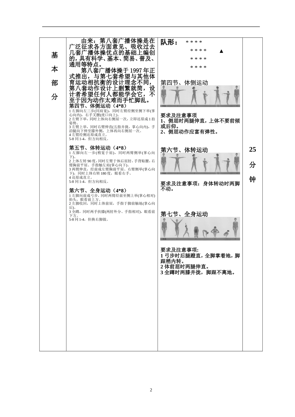 2025年体育教案：中小学第八套广播体操教案.doc_第2页