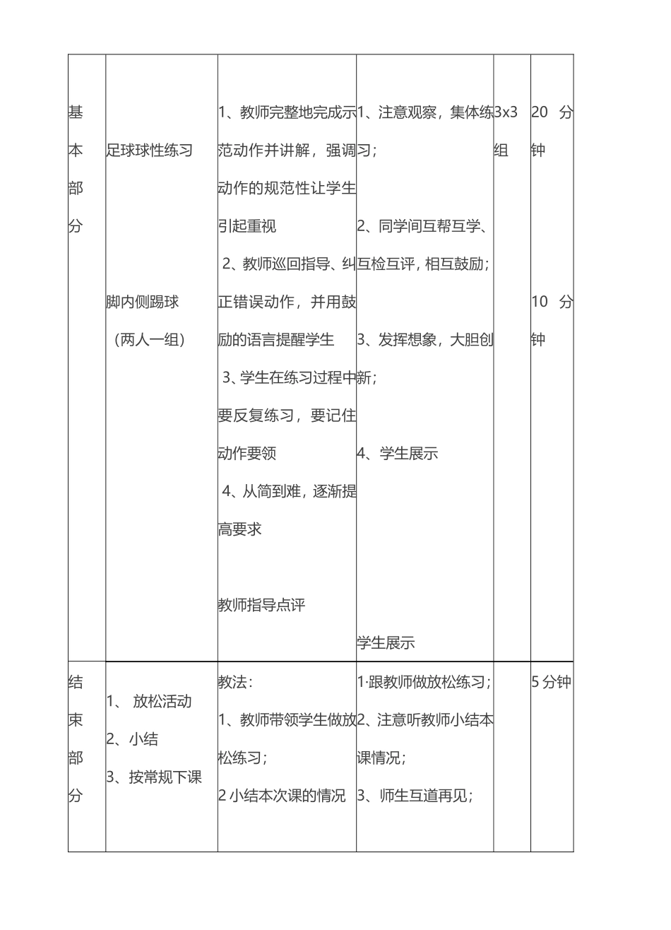 2025年体育教案：足球球性教学教案.doc_第2页