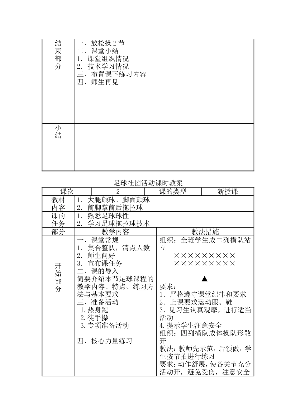 2025年体育教案：足球社团活动课时教案（大学）.doc_第3页