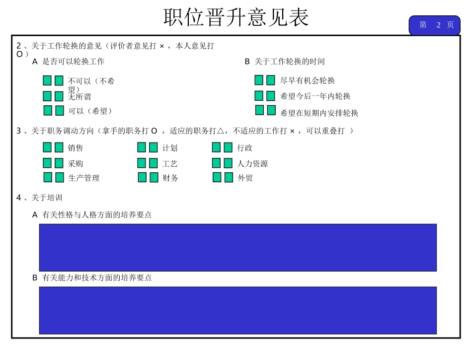 2025企业内部培训资料：职位晋升意见表.ppt_第2页