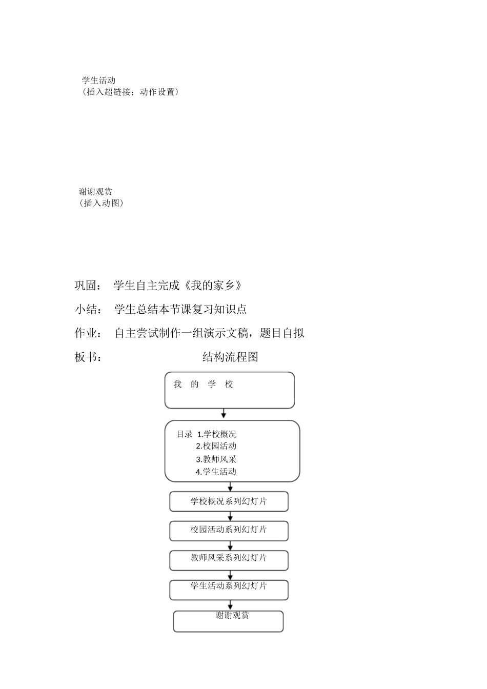 2025年小学实践活动教案：《我的学校》教案.docx_第3页