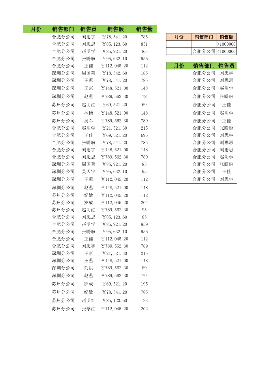 2025年公司管理表格：按多条件筛选销售数据.xlsx_第1页