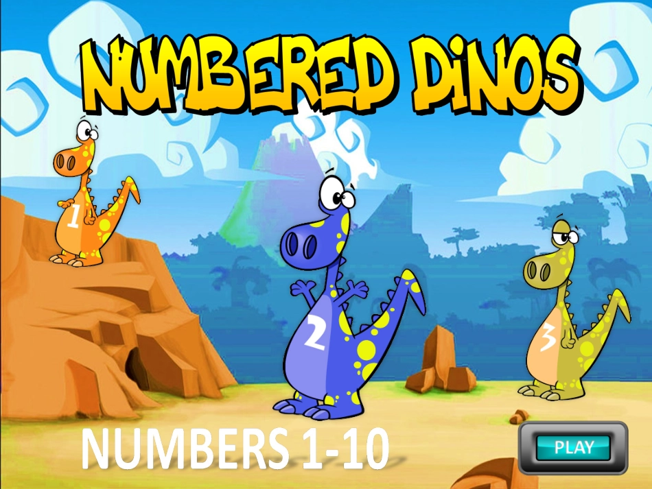 2025年中小学教案：：numbered-dinos.pptx_第1页