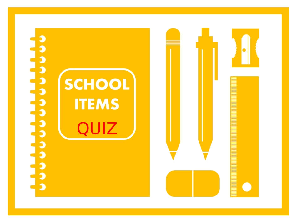 2025年中小学教案：：school-items .pptx_第1页