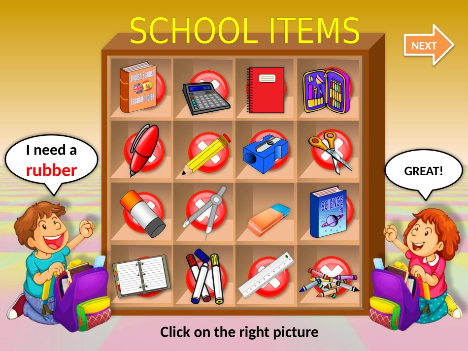2025年中小学教案：：school-items .pptx_第3页