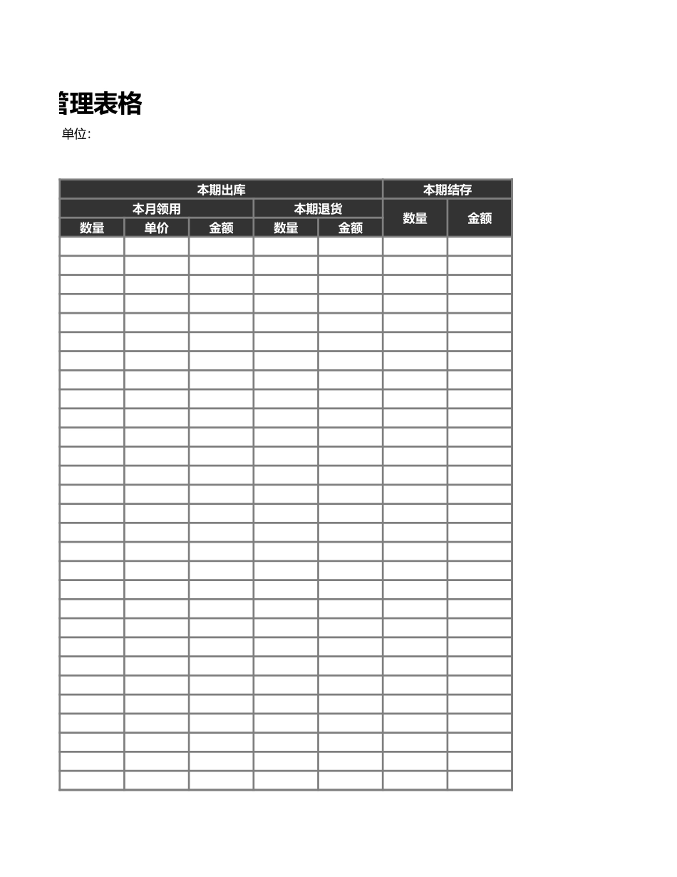 2025年公司管理表格：仓库出入库管理表格.xls_第3页