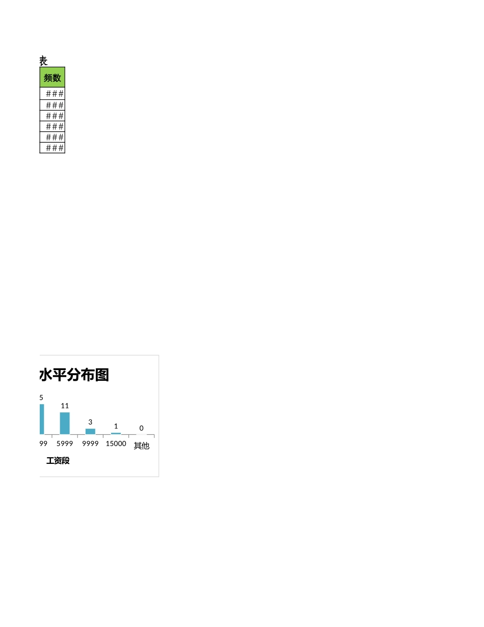 2025年公司管理表格：员工工资水平分布图.xlsx_第2页