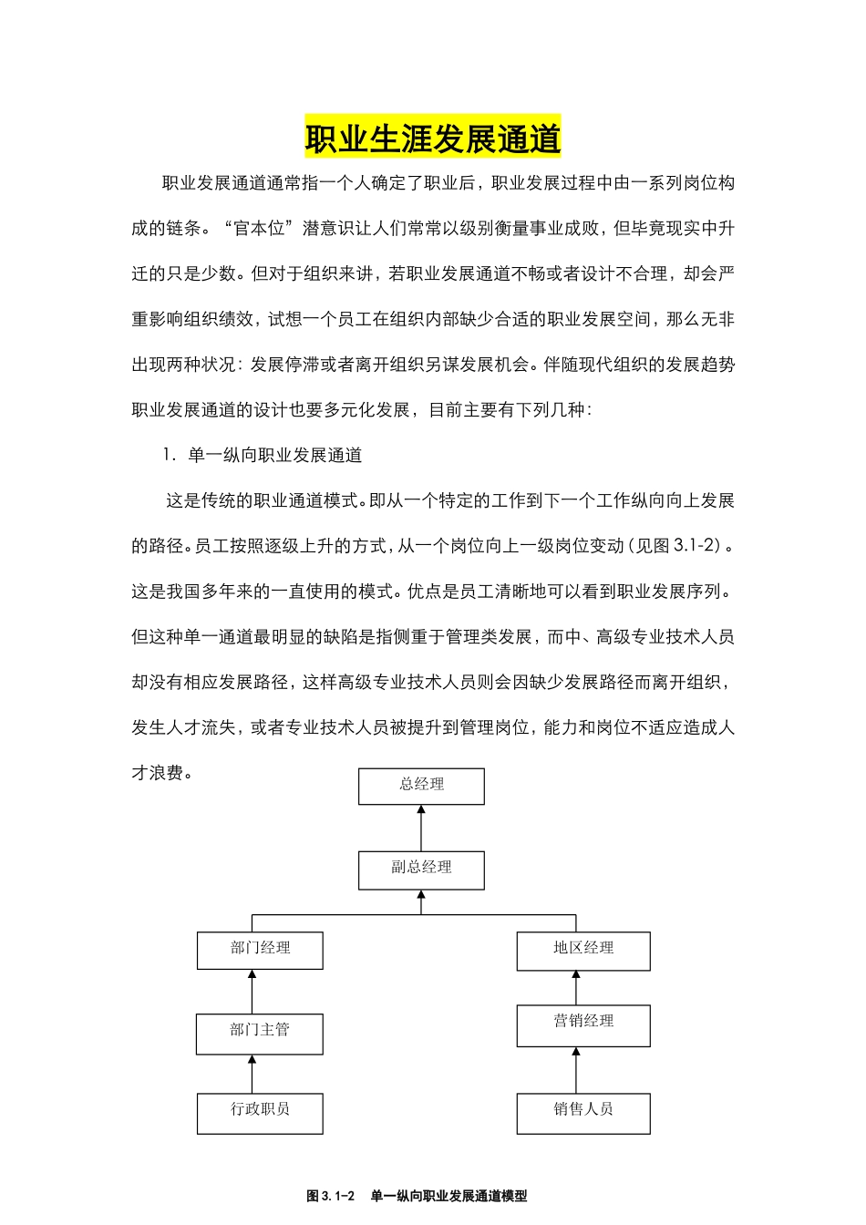 2025年人力资源制度：职业发展通道设计 4P.doc_第1页