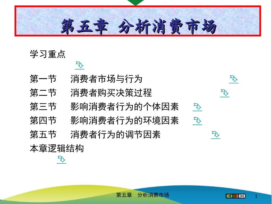 2025年销售技巧培训：第05章 分析消费者市场.ppt_第1页