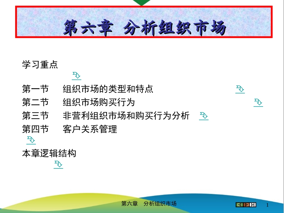 2025年销售技巧培训：第06章 分析组织市场.ppt_第1页