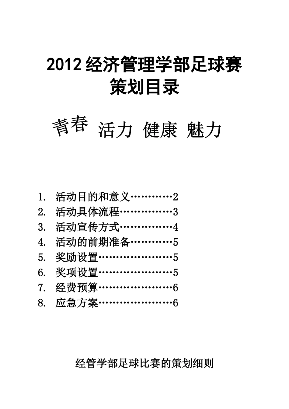 2025年人力资源制度：足球比赛策划书.doc_第2页