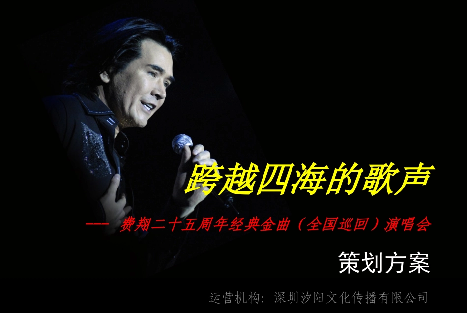 2025年销售技巧培训：费翔演唱会策划案.ppt_第1页