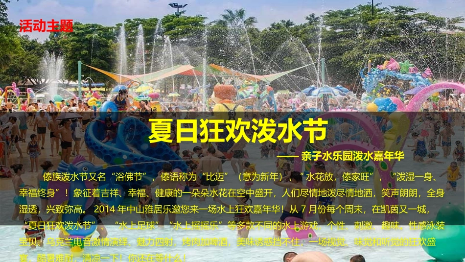 2025年销售技巧培训：水上乐园嘉年华活动方案.pptx_第3页