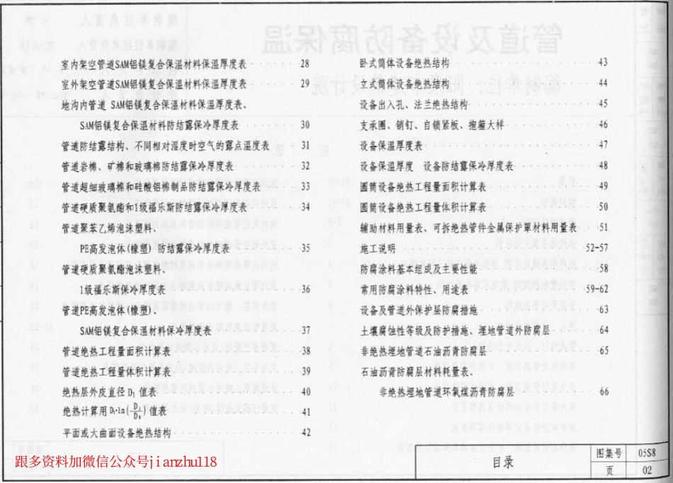 规范标准下载：05S8管道及设备防腐保温建筑标准设计图集.pdf_第3页