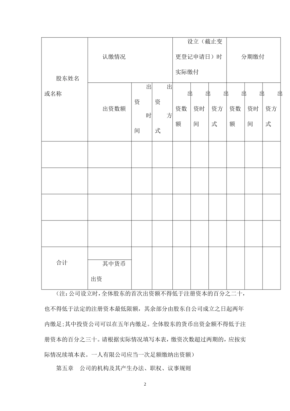 2025年销售技巧培训：制定有限责任公司章程须知.doc_第3页