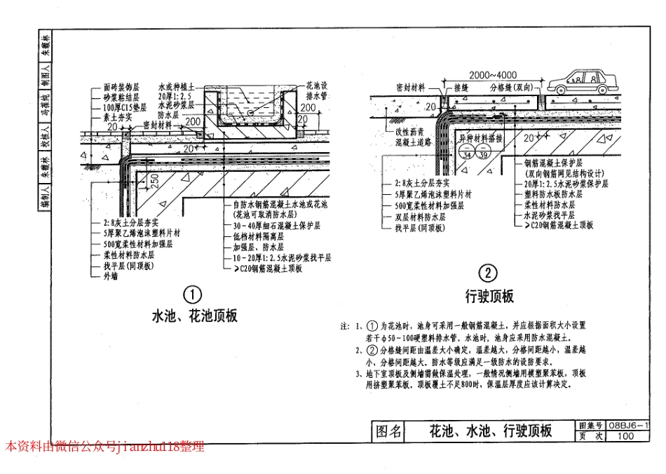 08BJ6-1 地下工程防水 (华北建筑标准图集)_106-140.pdf_第1页