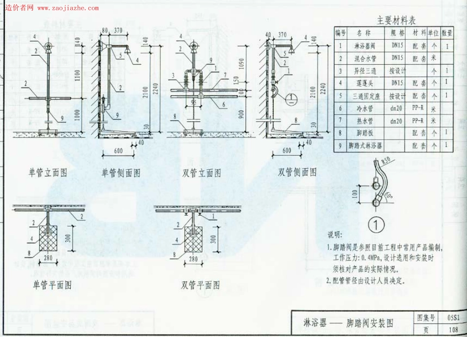 05系列建筑标准设计图集-05S1卫生设备安装工程图集_121-180.pdf_第2页