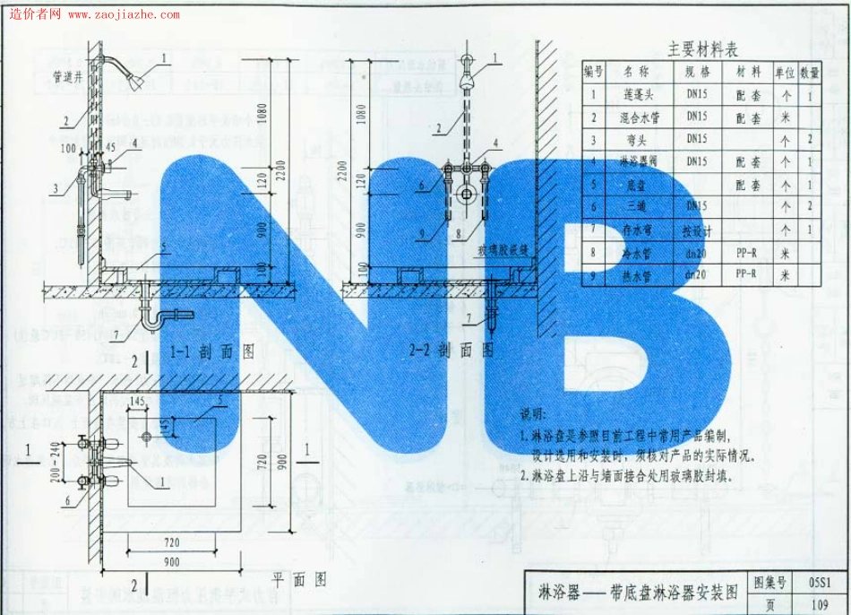 05系列建筑标准设计图集-05S1卫生设备安装工程图集_121-180.pdf_第3页