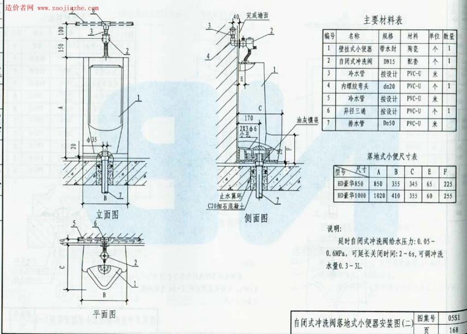 05系列建筑标准设计图集-05S1卫生设备安装工程图集_181-240.pdf_第2页