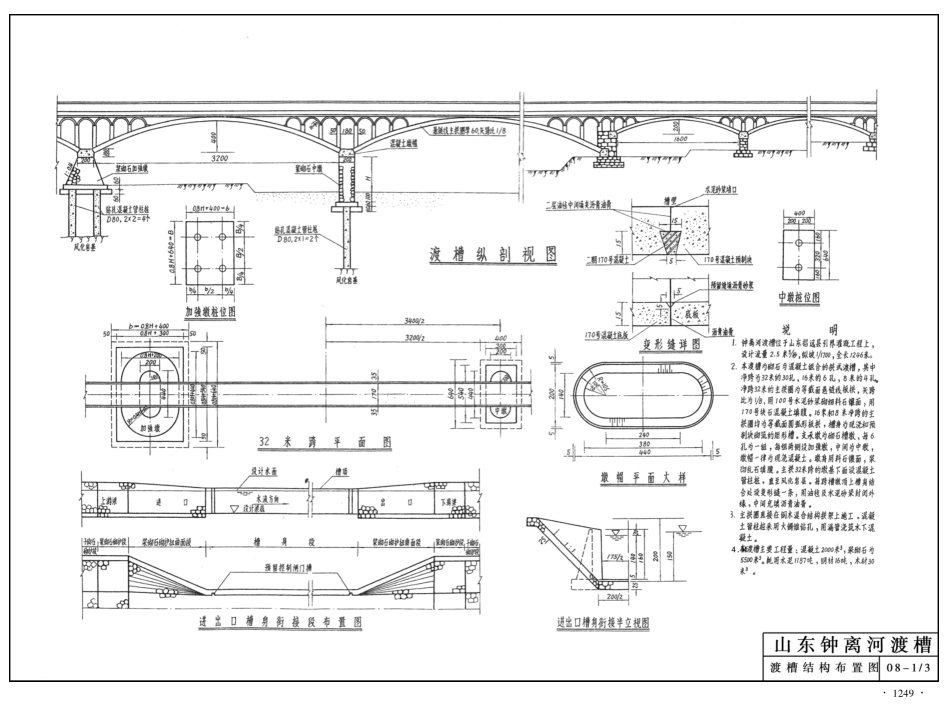 6p渡槽工程设计图集_121-127.pdf_第2页