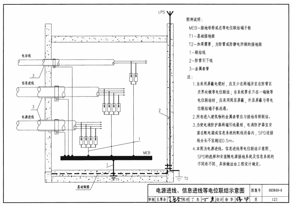 08D800-8 民用建筑电气设计与施工防雷与接地_121-160.pdf_第3页