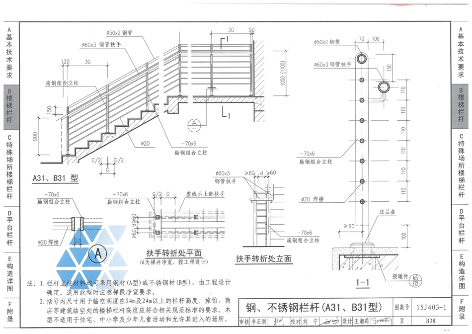 15J403-1 楼梯 栏杆 栏板(一)_61-90.pdf_第1页