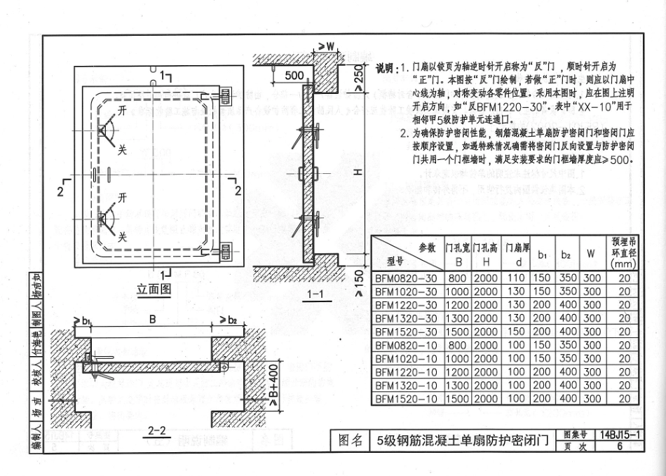 14BJ15-1 人防工程防护设备优选图集_11-20.pdf_第1页