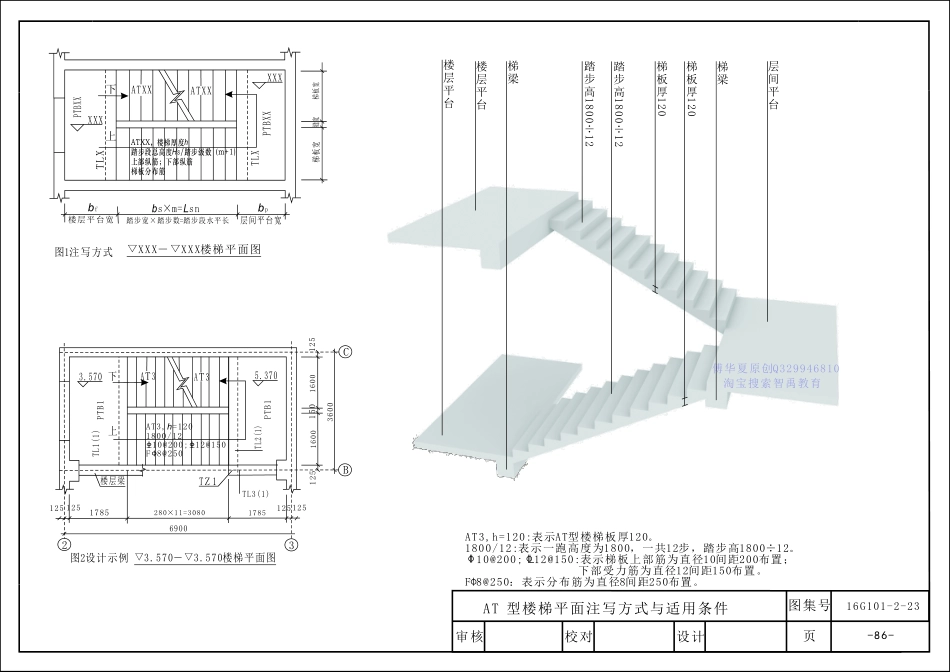 16G101_三维图集_第六章_楼梯识图_1-15.pdf_第2页