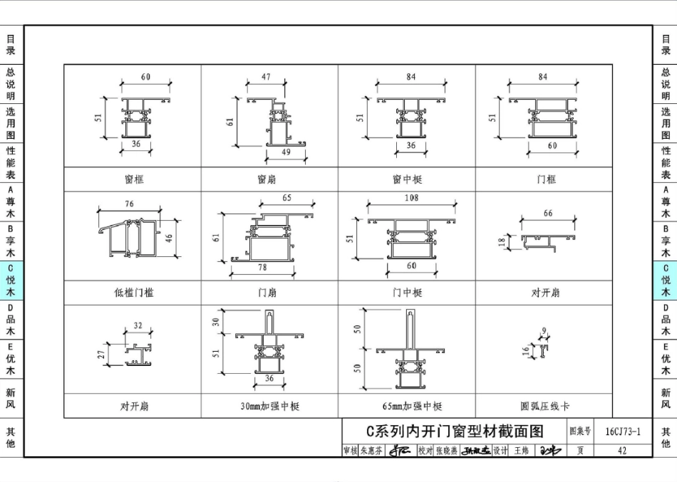 16CJ73-1 铝木复合节能门窗-瑞明铝木复合门窗系统_43-63.pdf_第2页