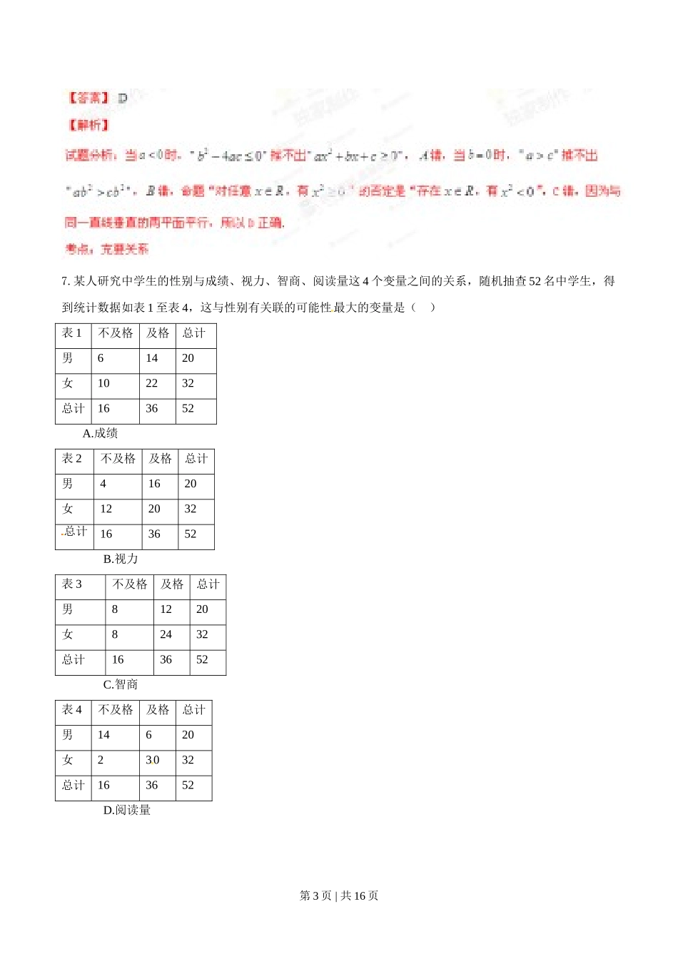 （官方发布）2014年高考数学真题（文）（江西）（解析卷）.doc_第3页